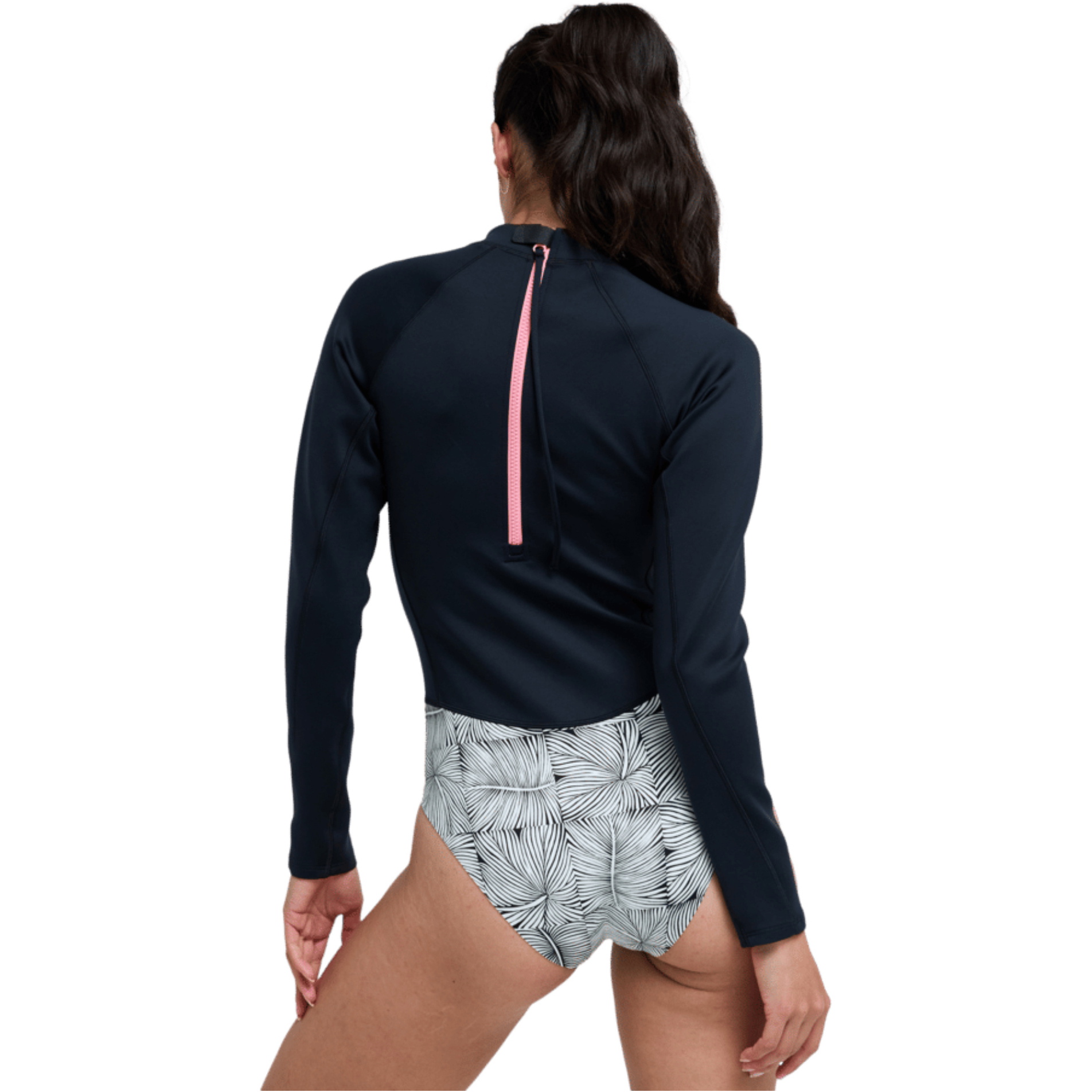 2026 Roxy Womens Pro Surf Long Sleeve Surf Suit ERJWR03930 - Anthracite Popiscus